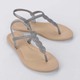 Grendha Todo Dia Sand Ad Sandal (No-7) Silver/Beige 118965BJ37307