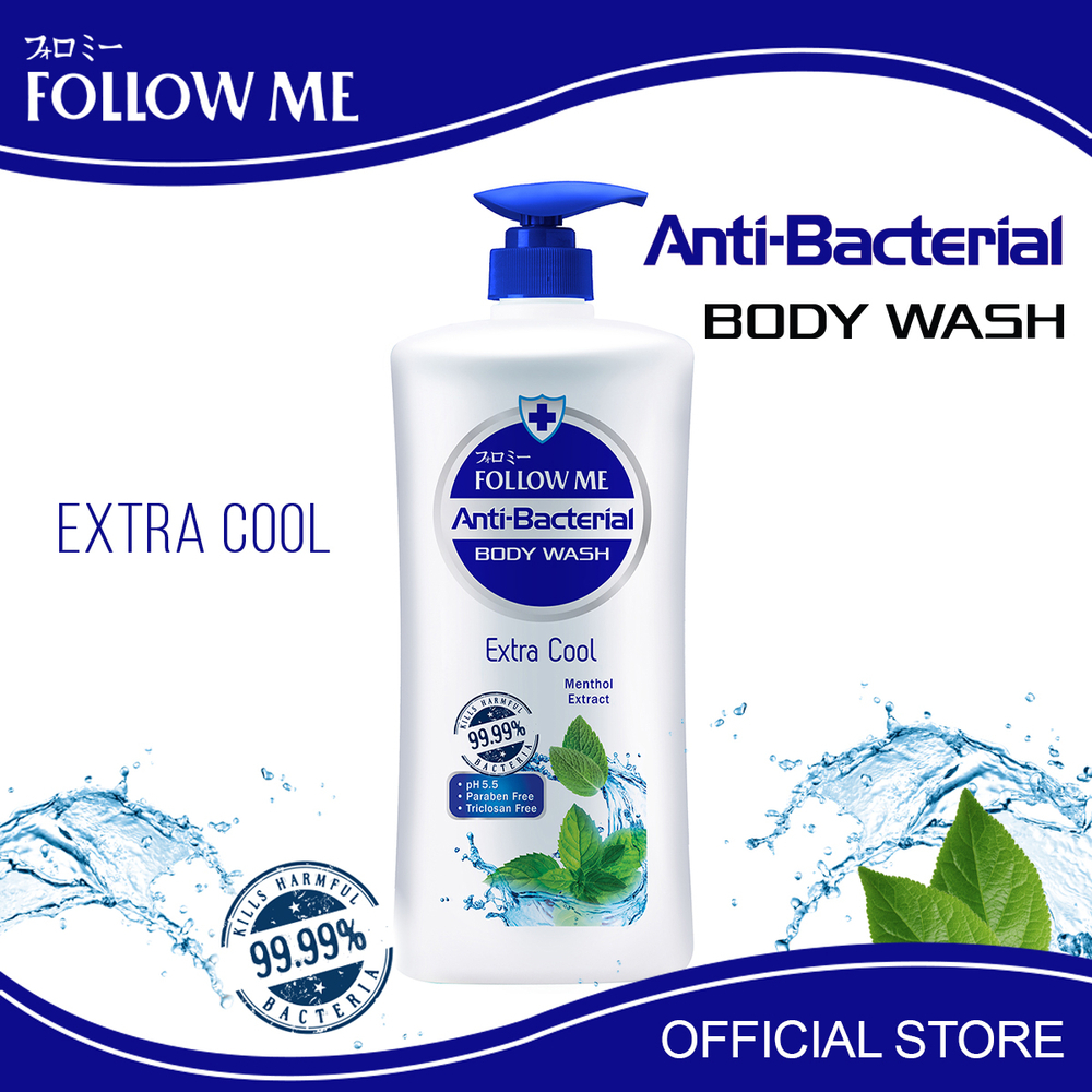 Follow Me Extra Cool Anti-Bacterial Body Wash 1000ML