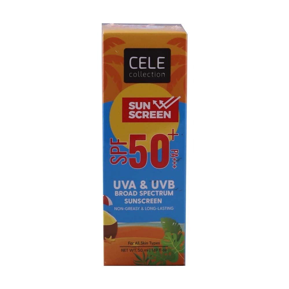 Cele Collection Sun Screen Spf50+ 50ML