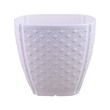 Plastic Flower Pot With Base 15.5x9.5x14.5CM BS-1