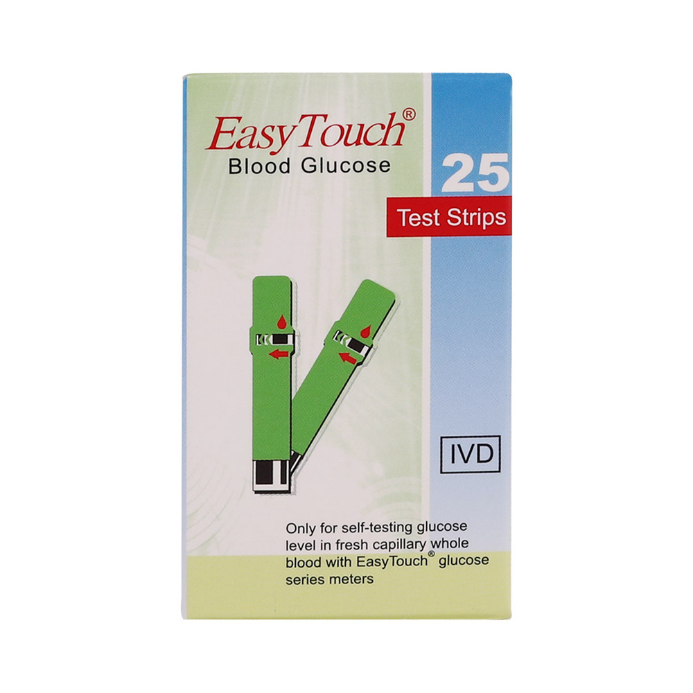 Easy Touch Blood Glucose Test Strips 25PCS