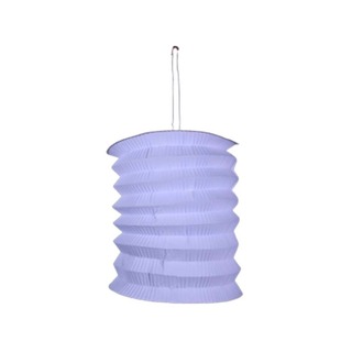 Uncle Gyi Plain Cylinder Paper Lantern (Big) 10PCS x 1Pack White