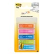 3M Post-It Flags Color Code  Sign Here 100PCS 684-SH-OPBLA