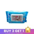 Lovely Baby Wet Tissue (Blue) Babies Hand & Mouth 100PCS