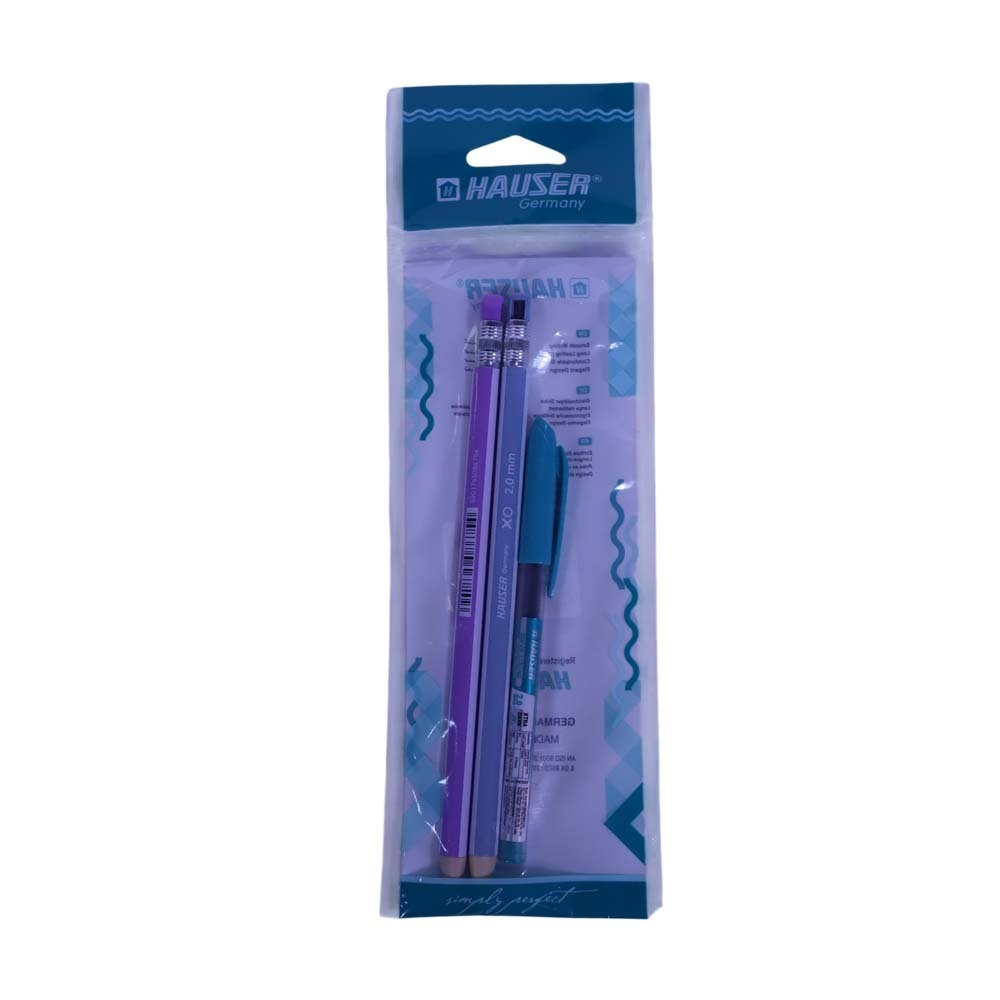 Hauser Mechanical Pencil With Leads 2.0mm 2PCS