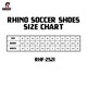 Rhino Soccer Shoes White RHF-2521-WO (42)
