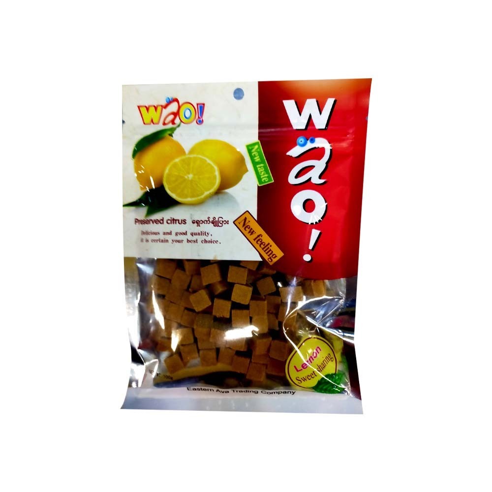 Wao Lemon Sweet Cube 100G