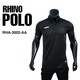 Rhino Rhino Polo Shirt Black RHA-3002-AA Medium