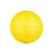 Uncle Gyi Uncle Gyi Round Paper Lantern (Plain) 25cm Yellow
