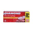 Diamond Food Zipper Bag 17.7cm x 17.3cm 25+5PCS
