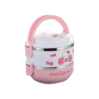 2 layer lunch box (Hello Kitty)