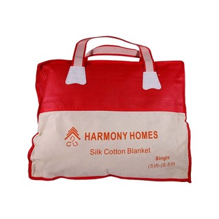 Harmony Homes Cotton Blanket 5x6.5ft Purple