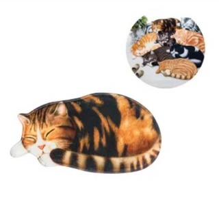 Gue Pet Cat Sleeping 3D Mat Black & White