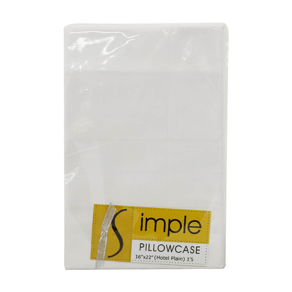 Simple Pillow Case 16X22 FT (Hotel Plain)