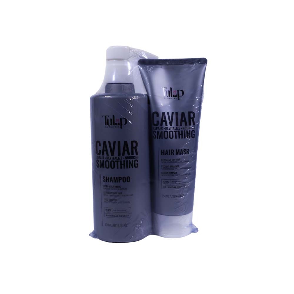 Tulip Shampoo & Hair Mask Set Caviar