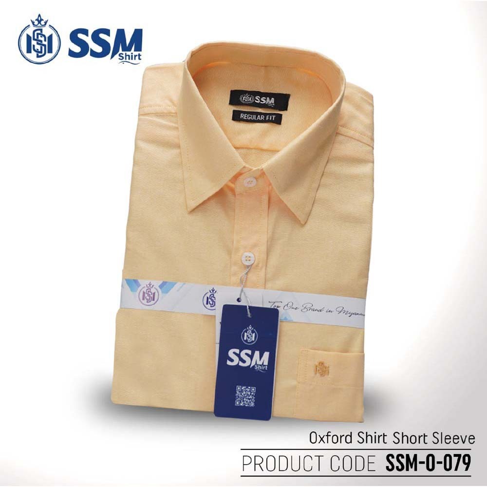 Oxford Shirt Short Sleeve Medium (Golden Yellow) SSM-O-P-S-079