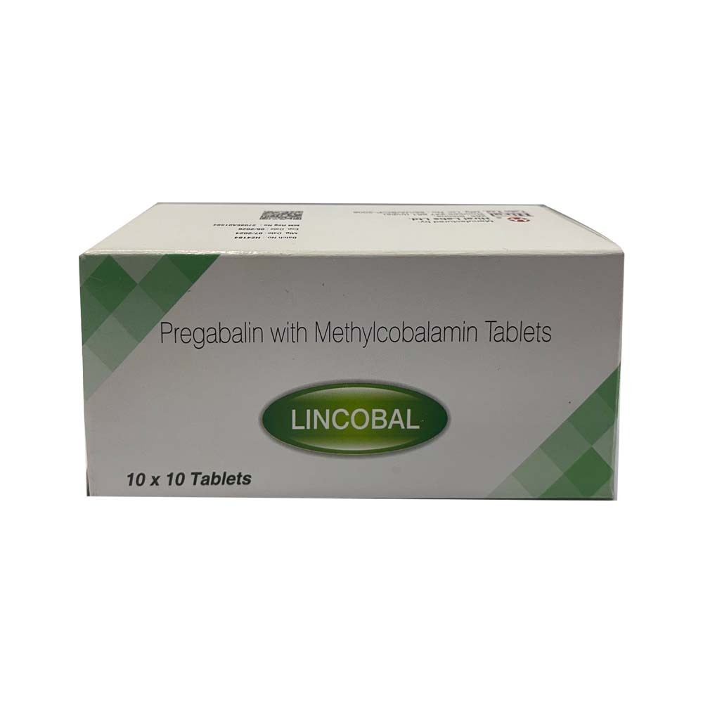 Lincobal Pregabalin With Methylcobalamin Tablet 10PCS x 10