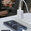 JB-014      Bingzhi series single port intelligent charger set (US Standard) (Lighting) White