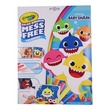 Crayola Baby Shark 18 Colouring Pages & 5 Markers