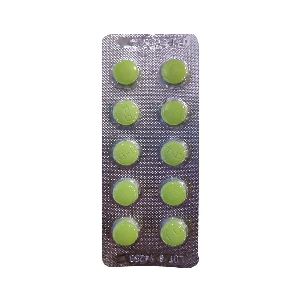 Terco-D Nonnarcotic Antitussive Green 10Tablets