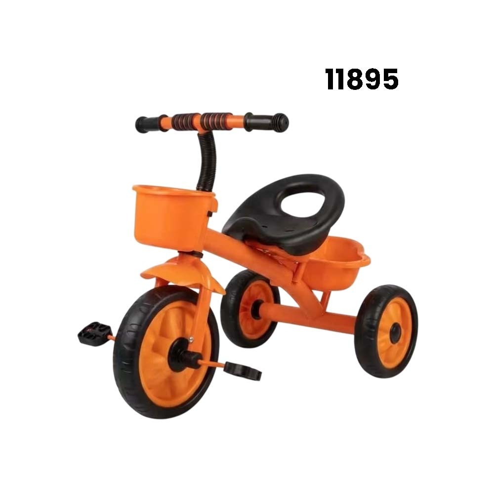 Baby Cele 628 Kids 3-Wheel Bicycle with Baskets 11895 (Orange)
