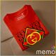 memo ygn GUCCI Square unisex Printing T-shirt DTF Quality sticker Printing-Red (XXL)