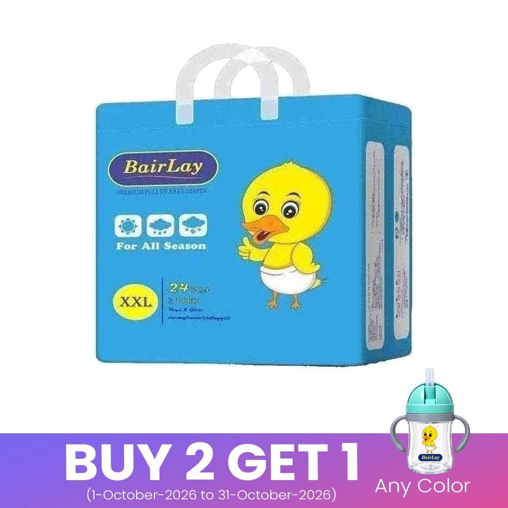 Bair Lay Baby Diaper Pant XXL 15KG 24PCS
