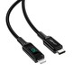 Acefast C6-01 USB-C To Lightning Zinc Alloy Digital Braided Charging Data Cable 27070007 Black