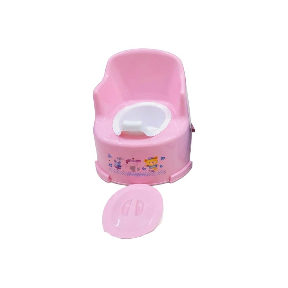 Baby Cele 8025 Comfortable Toddler Potty Seat with Backrest & Lid 11217 1PC Random