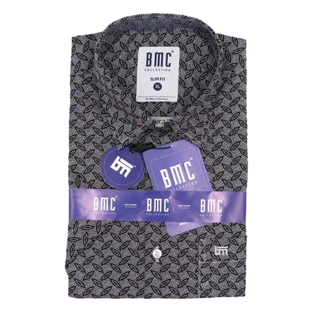 BMC Slimfit Shirts Short Sleeve 2330060 Black Large