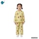 Max & Mia Kid Unisex Cotton Puff Long Sleeve Pajamas Set MM9946 Light Yellow M (5/6yrs)