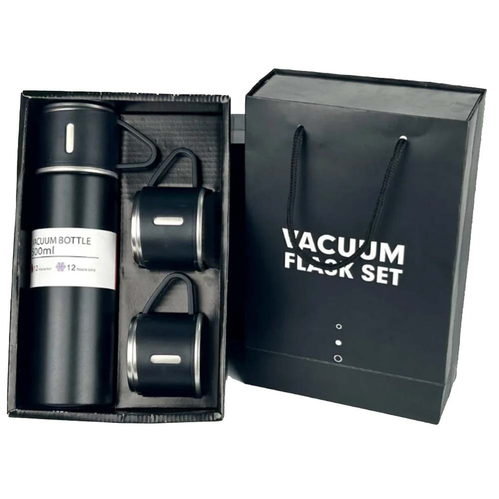 Vacuum Flask Set KPT-0609 Black