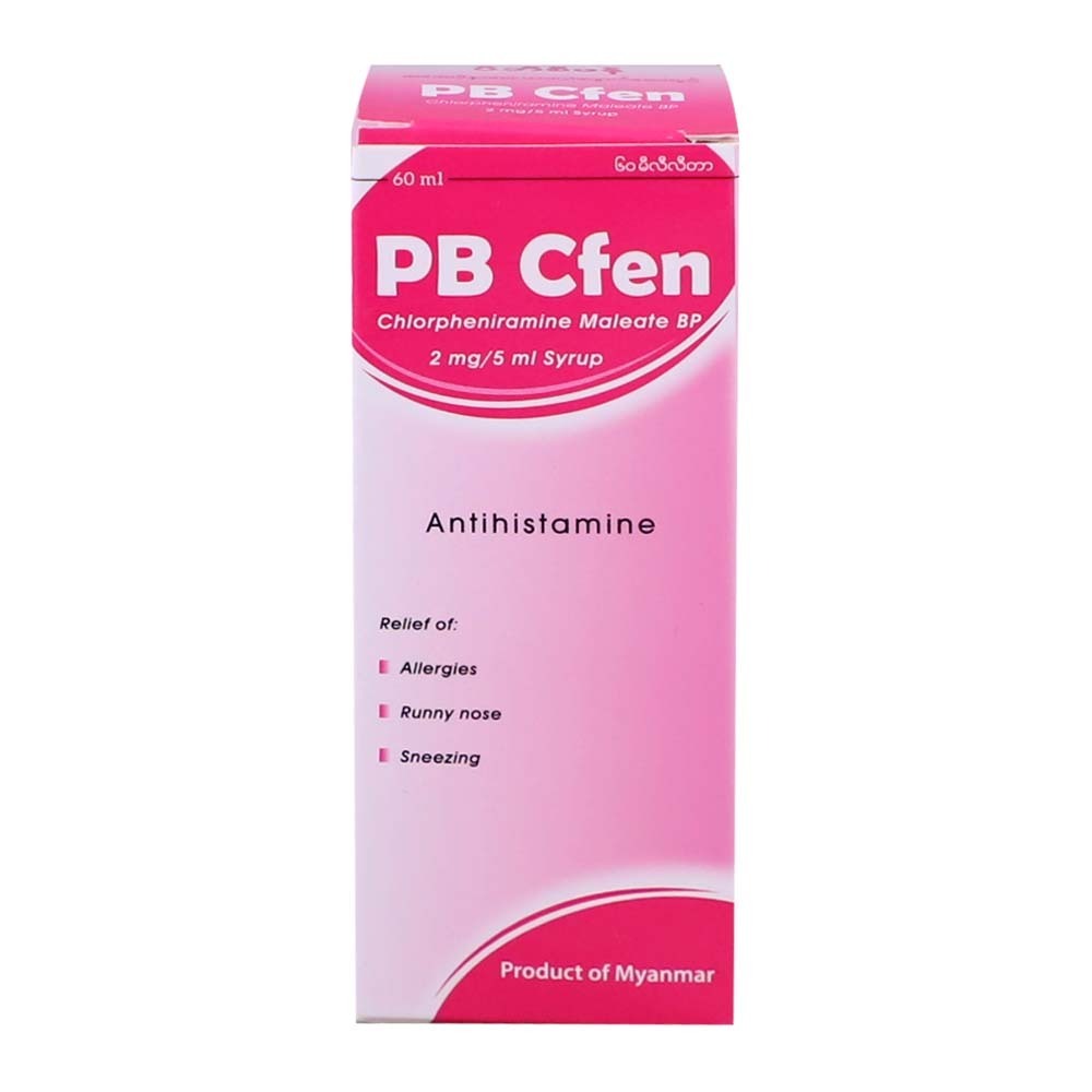 Pb Cfen Chlorpheniramine Maleate 60ML