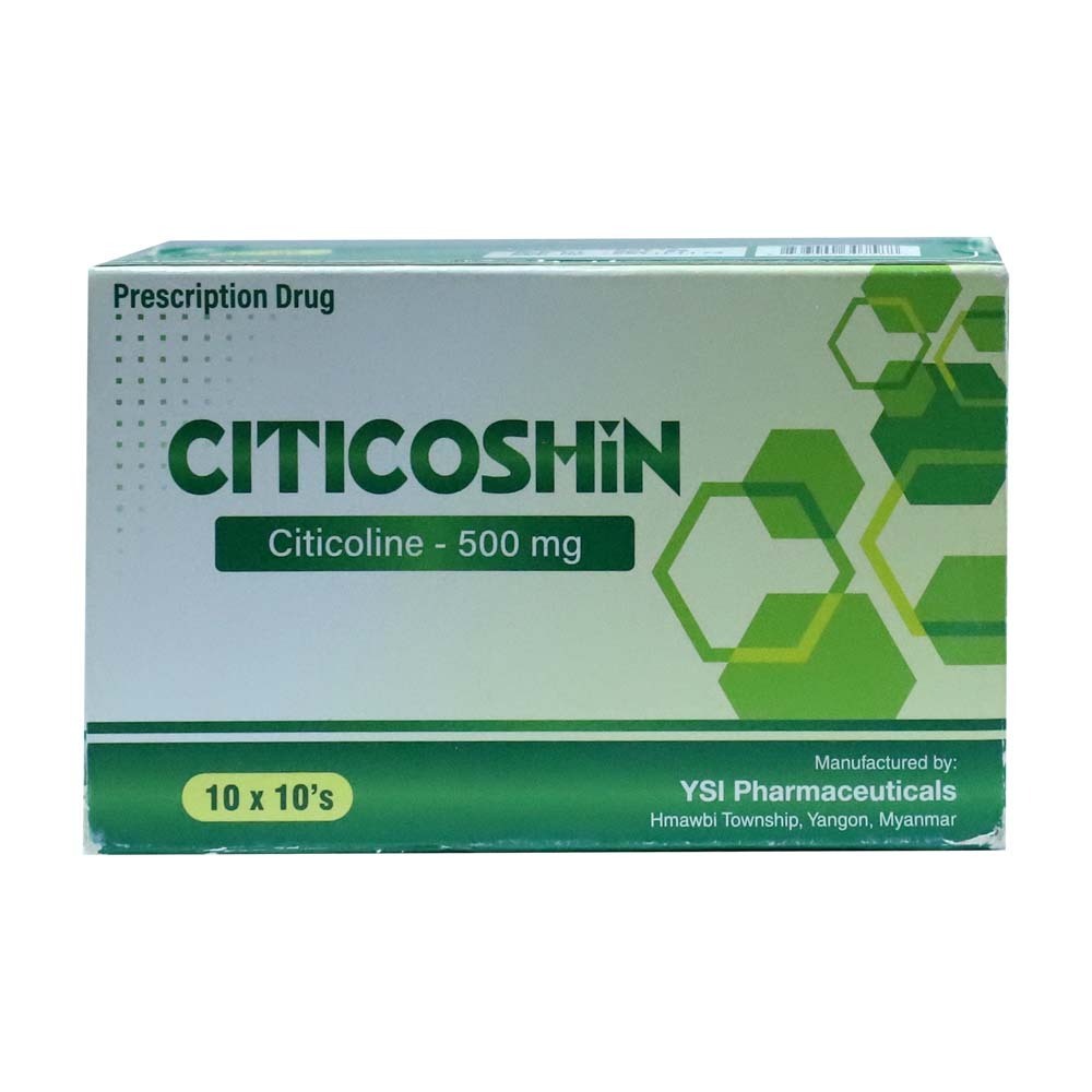 Citicoshin Citicoline 500MG 10PCS x 10