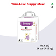 LEBAY DIAPER HAPPY MOVE PANTS 24`S NO.4 (L)