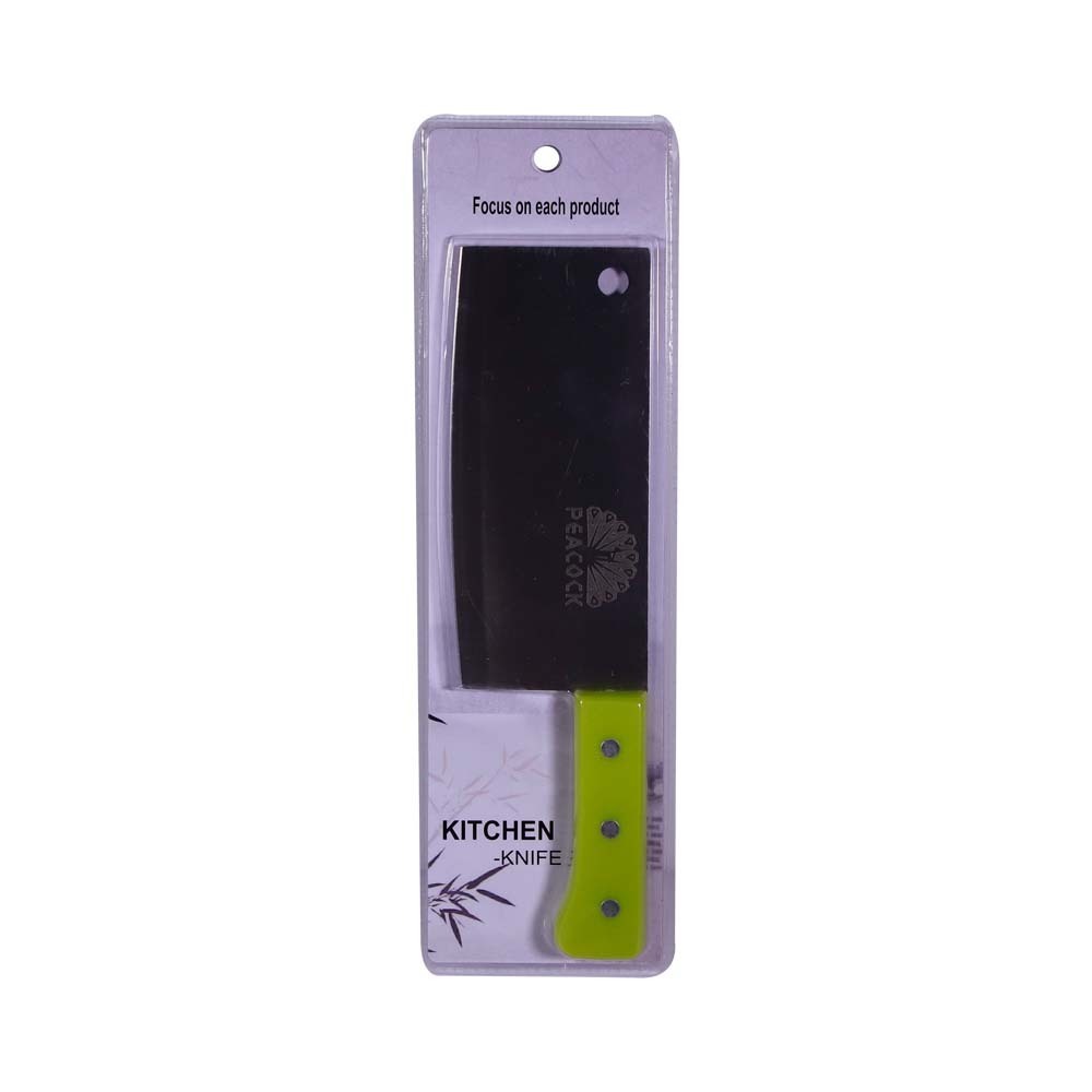 Peacock Chopper Knife With Plastic Handle 7in No.5227