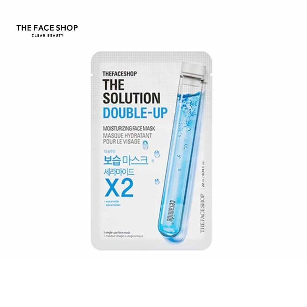 The Face Shop Official The Solution Double-Up Moisturizing Face Mask(Gz) 8806182594816