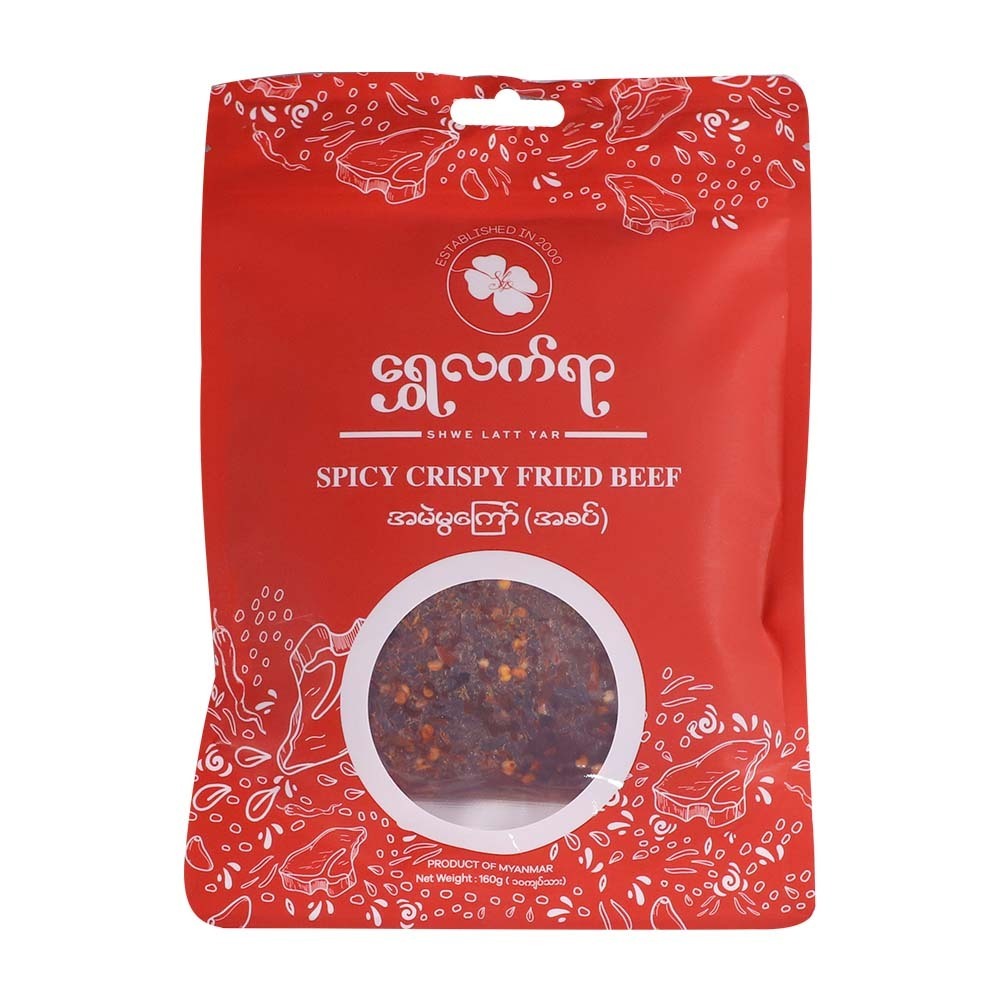 Shwe Latt Yar Fried Beef Spicy 160G