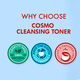 Cosmo Lemon Cleansing Toner 250ML (V-Shaped Bottle)