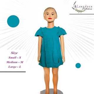 Lavender Girl Faction Dress (Design23) Blue Small