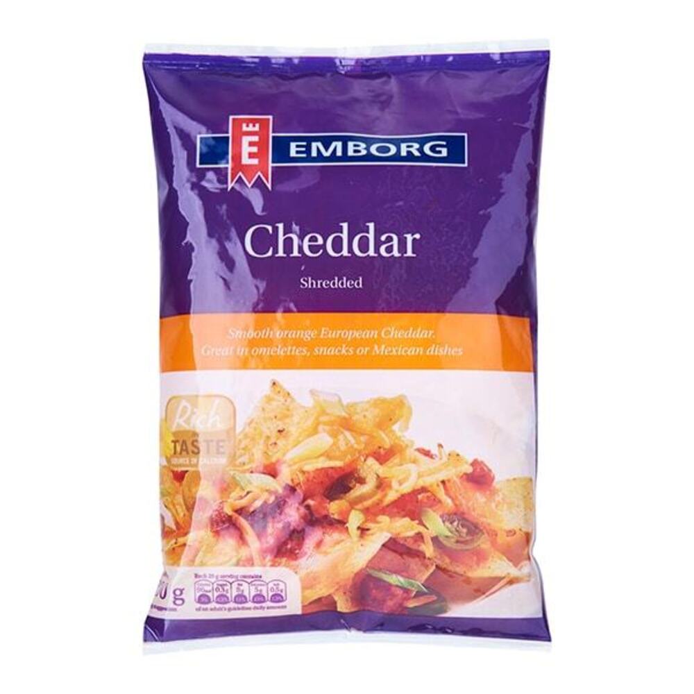 Emborg Cheddar Cheese Shredded 200G