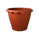 Wit Plastic Flower Pot NO.B4-T (Brown)