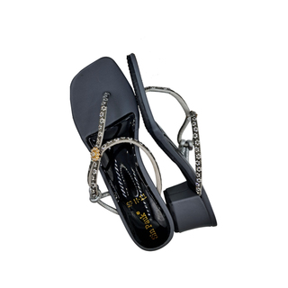 Sin Pauk Women Leather Wedge  SP H-11 Black (No-38)