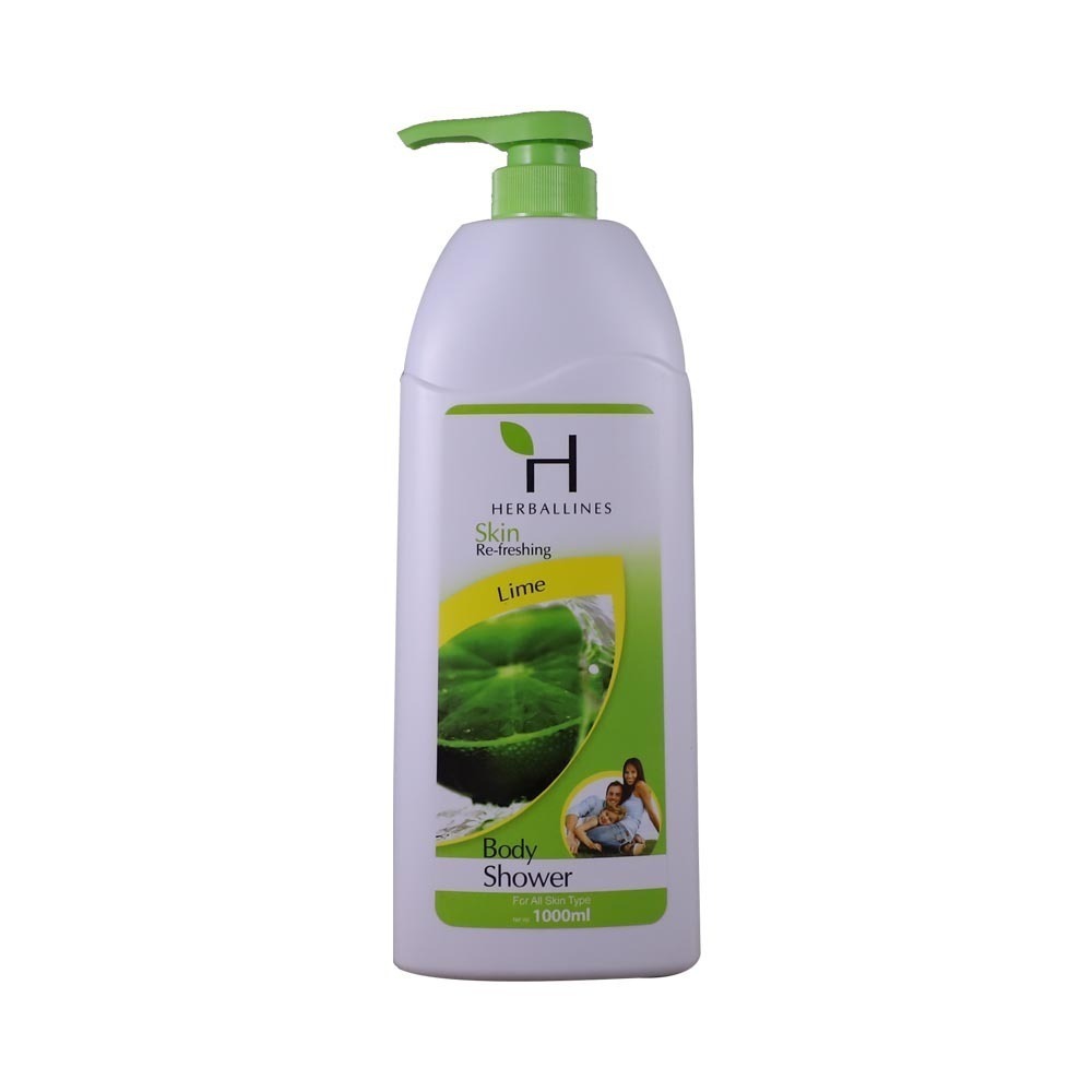 Herballines Skin Refreshing Body Shower 1000ML (Lime)