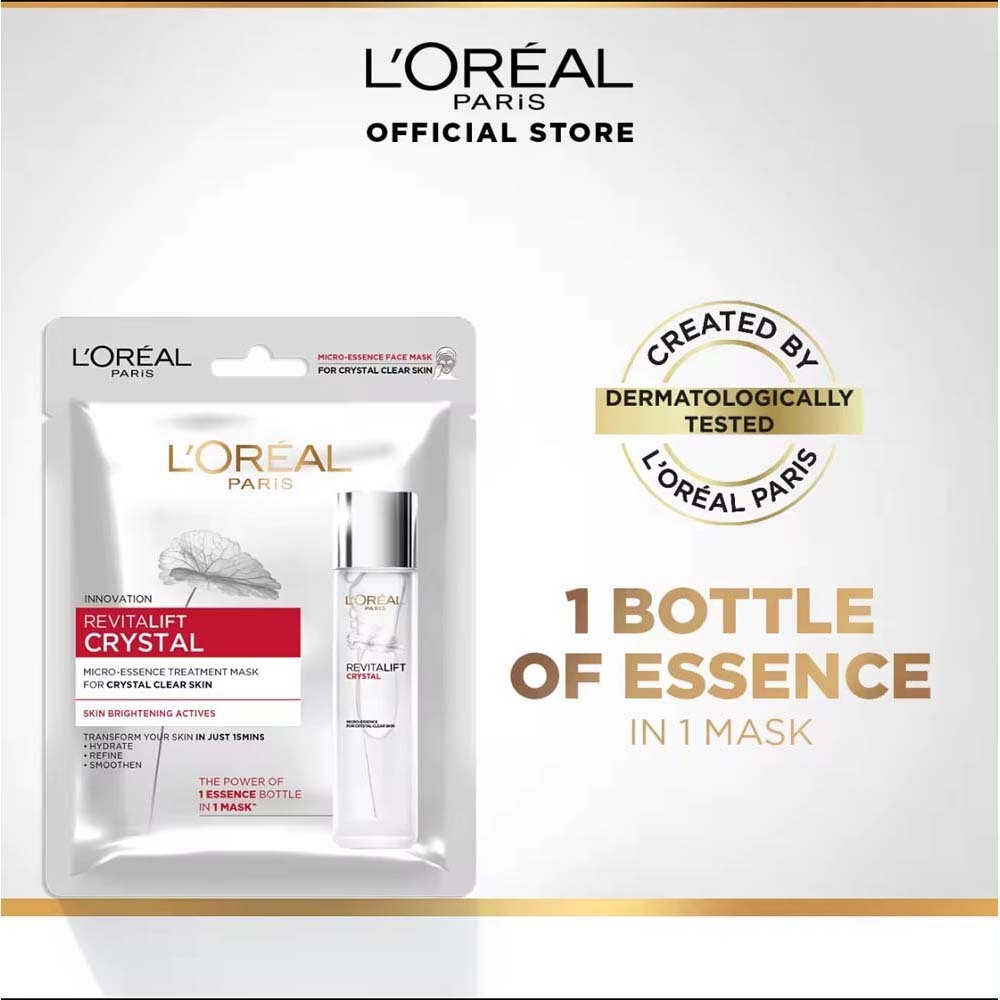 Loreal Revitalift Crystal Micro Essence Treatment Mask 30G