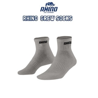 Rhino Rhino Crew Sock White RHC-1523-WW