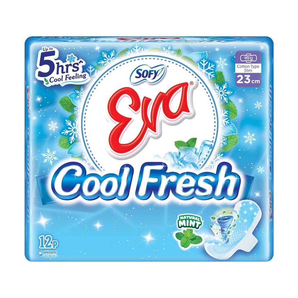 Sofy Eva Sanitary Napkin Cool Fresh 23cm 12PCS