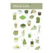 Jourcole  Matcha Latte Sticker 1 Sheet  4x6inches JC0010