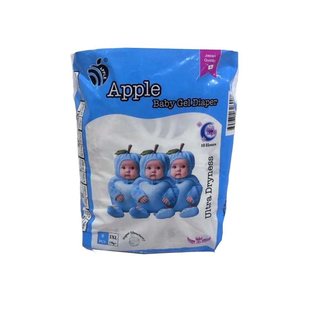 Apple Baby Gel Diaper 3XL - 8PCS
