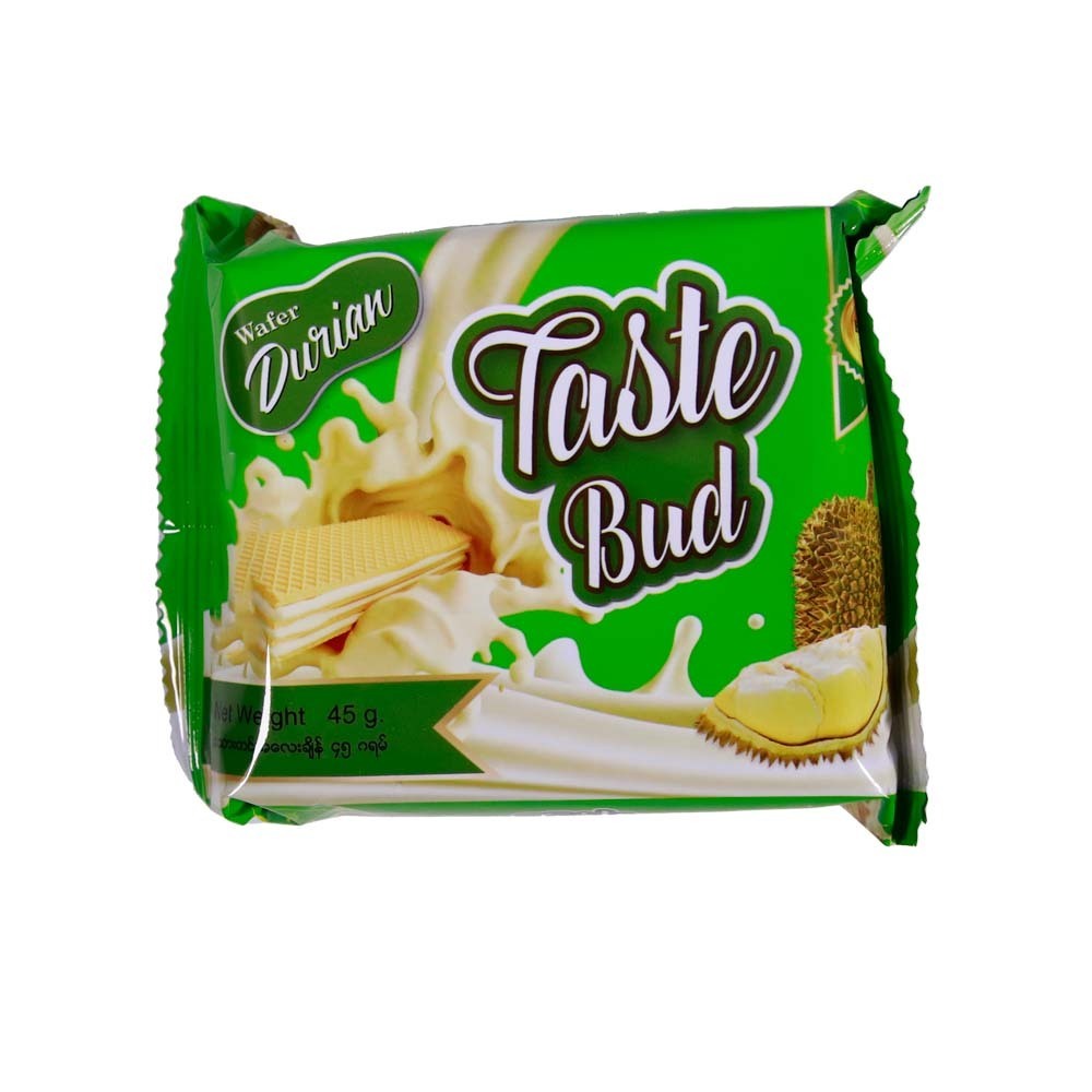 Taste Bud Durian Wafer 45G